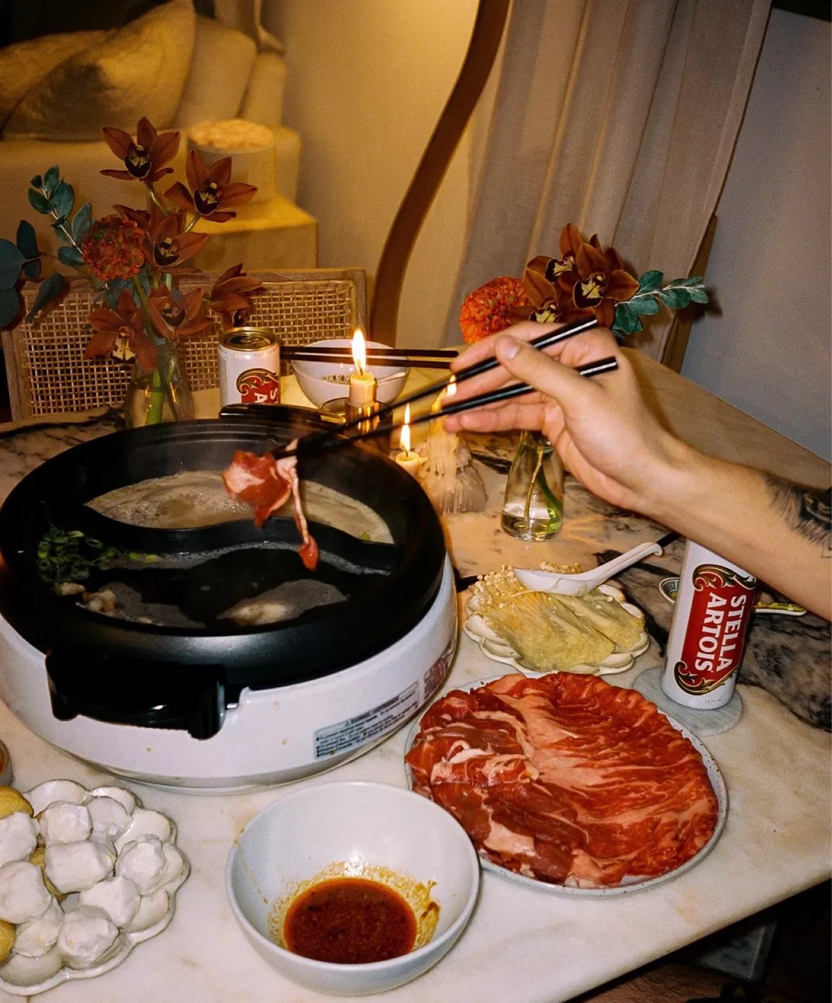 Zojirushi Gourmet d'Expert Electric Skillet with Yin Yang Hot Pot