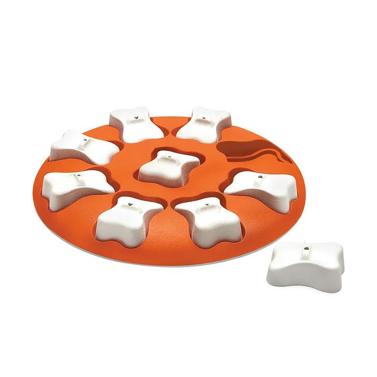 Outward Hound Smart Interactive Treat Puzzle Dog Toy, Orange, One-Size | Walmart (US)
