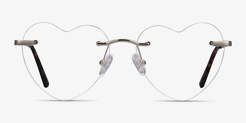 Amore Heart Silver Glasses for Women | Eyebuydirect | EyeBuyDirect.com