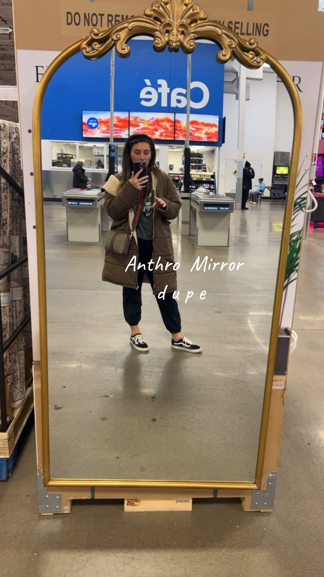 Over sized floor mirror 