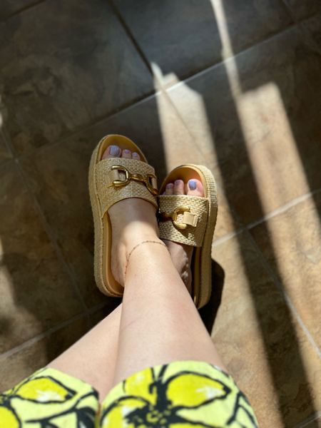 These target platform sandals…I’m OBSESSED! They’re so comfy and just $23 right now for Target Circle Week! 

#LTKstyletip #LTKsalealert #LTKxTarget