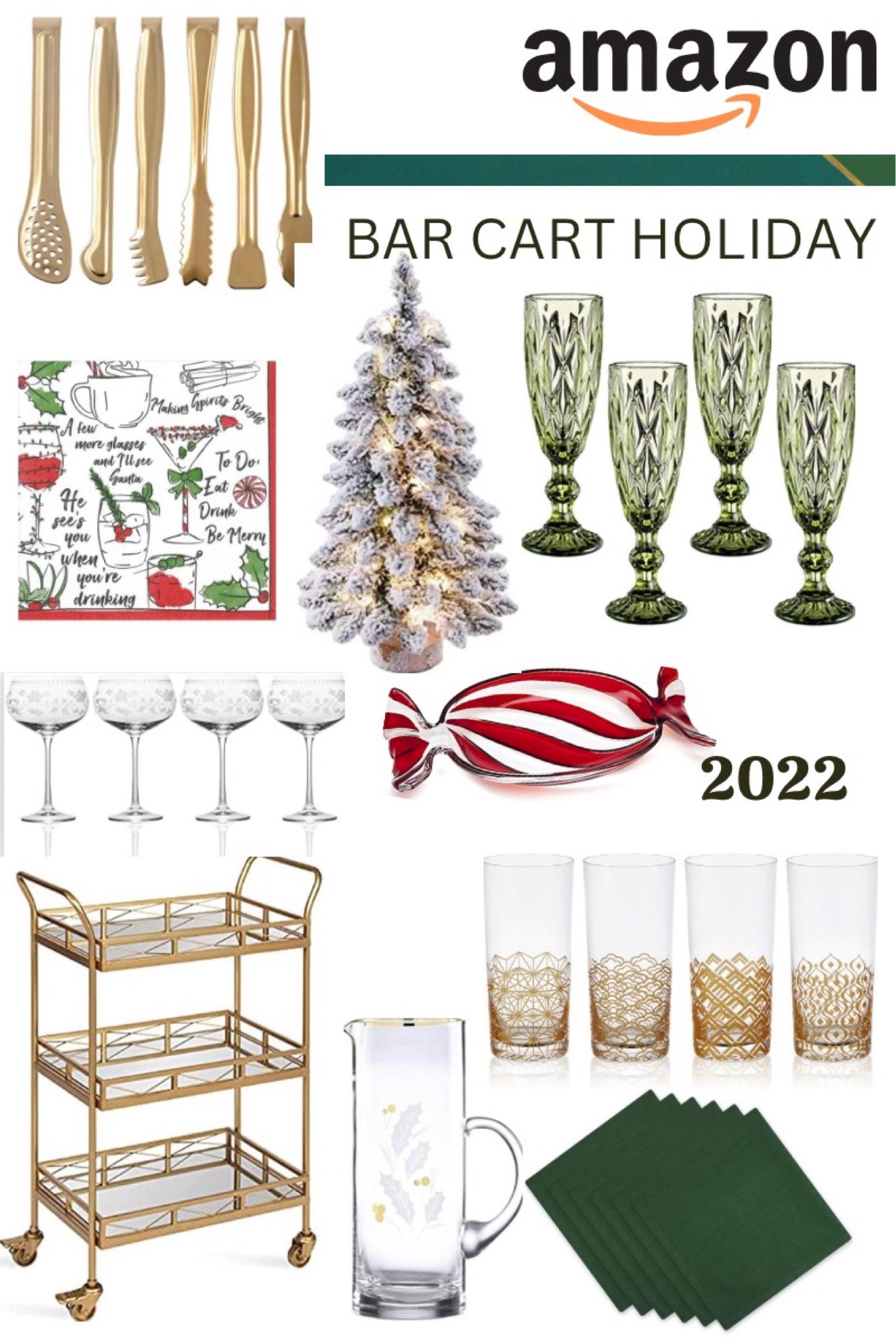 Bar Cart Holiday 

#LTKGiftGuide #LTKunder50 #LTKhome