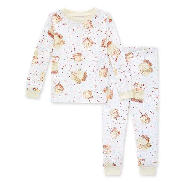 Piece Of Cake Organic Cotton Snug Fit Pajamas - 2 Toddler | Burts Bees Baby
