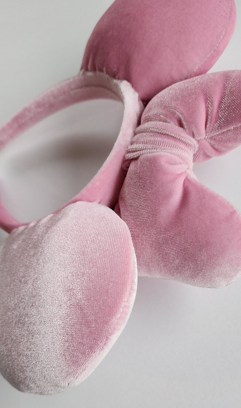 Soft Light Pink Velvet Mouse Ears Princess Inspired - Etsy | Etsy (US)