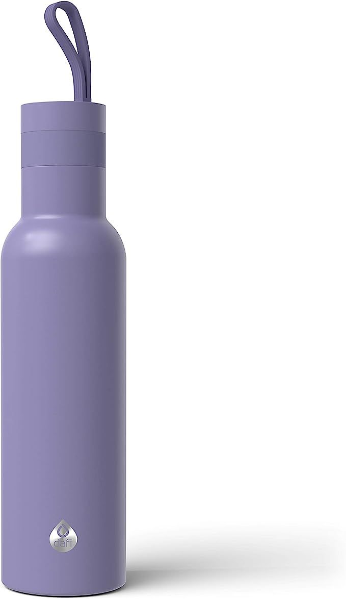 Dafi Double Wall Insulated Stainless Steel Thermal Bottle 17 fl oz Violet Made in Europe BPA-Free | Amazon (US)