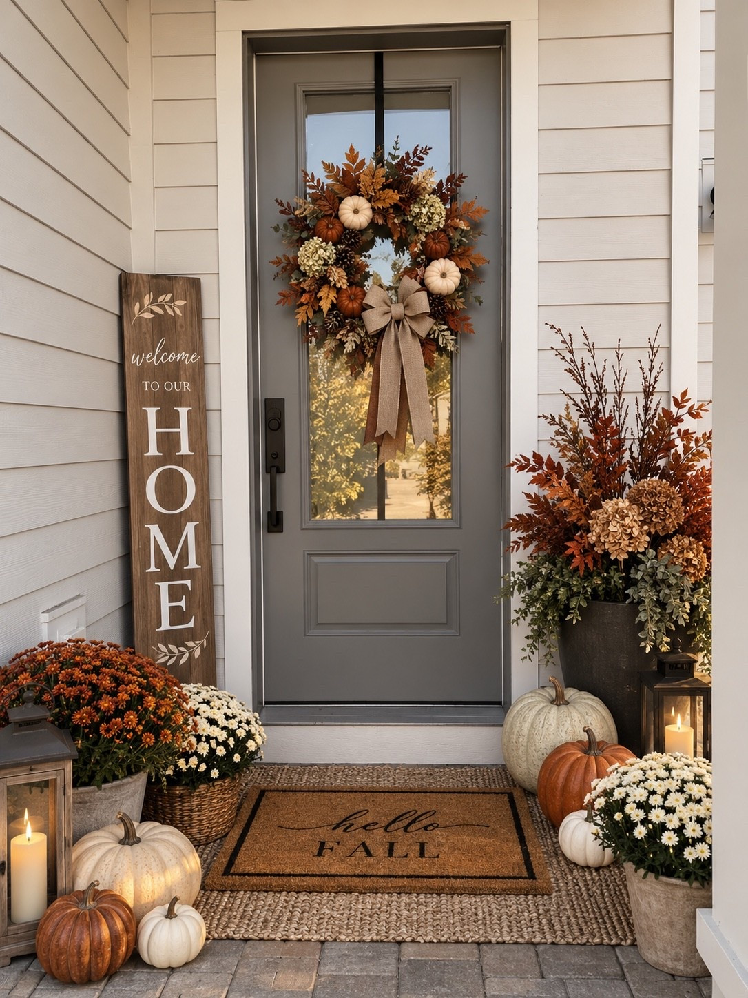 🍂 Cozy Fall Porch Inspo 🍂

Giving the front porch a cozy fall refresh 🤎 Pumpkins, mums, warm autumn tones, a beautiful fall wreath + layered textures make the entryway feel so welcoming.

I linked everything you need to recreate this look — including similar affordable finds! 🏡🍁

SHOP THE LOOK ↓
Save this post for your fall decorating inspo 🤎#FallDecor #FallPorch #FallHomeDecor #FrontPorchDecor #CozyHome #AutumnDecor #FallInspo

#LTKHome #LTKSeasonal #LTKSeasonal #LTKHome #LTKSaleAlert