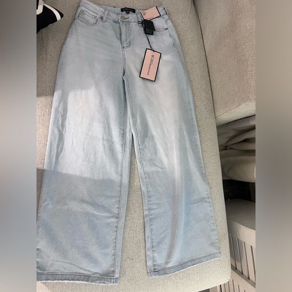 Bcbgeneration wide leg jeans light blue- size 26 | Poshmark