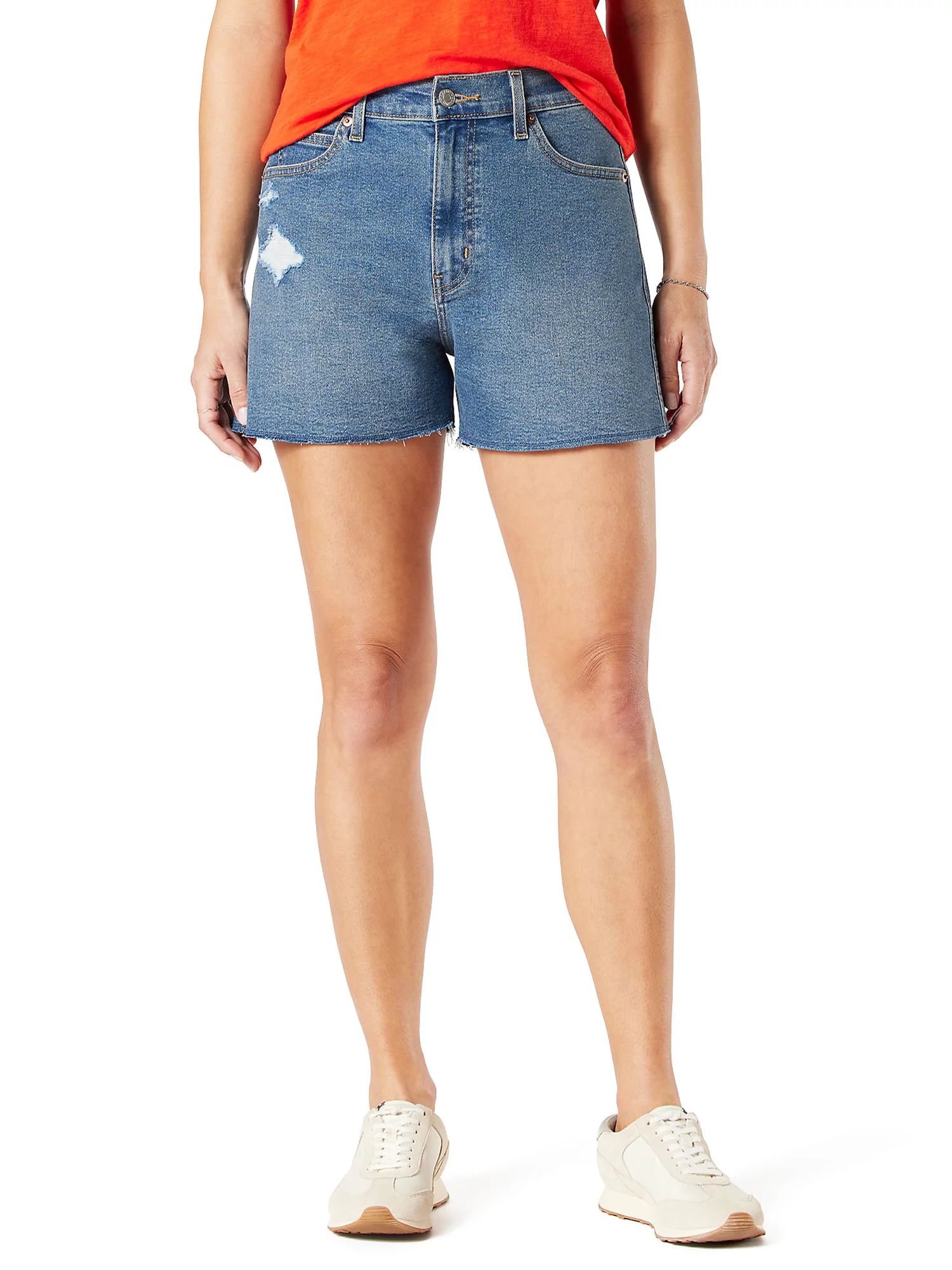 Signature By Levi Strauss & Co Women High Rise 3" Heritage Short | Walmart (US)