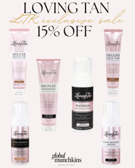 Loving tan always gives you the perfect tan at home! 15% off sitewide through the LTK sale! This is my go to when I need a quick tan! 

#LTKbeauty #LTKSale #LTKover40