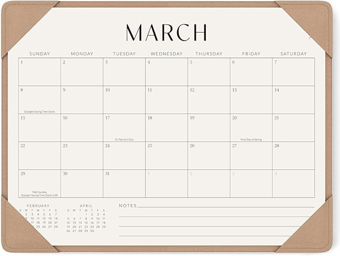 Jotsome Desk Calendar 2026-2027 with Desktop Mat, Desk Pad Calendar From Now to June 2027 14x10.5... | Amazon (US)