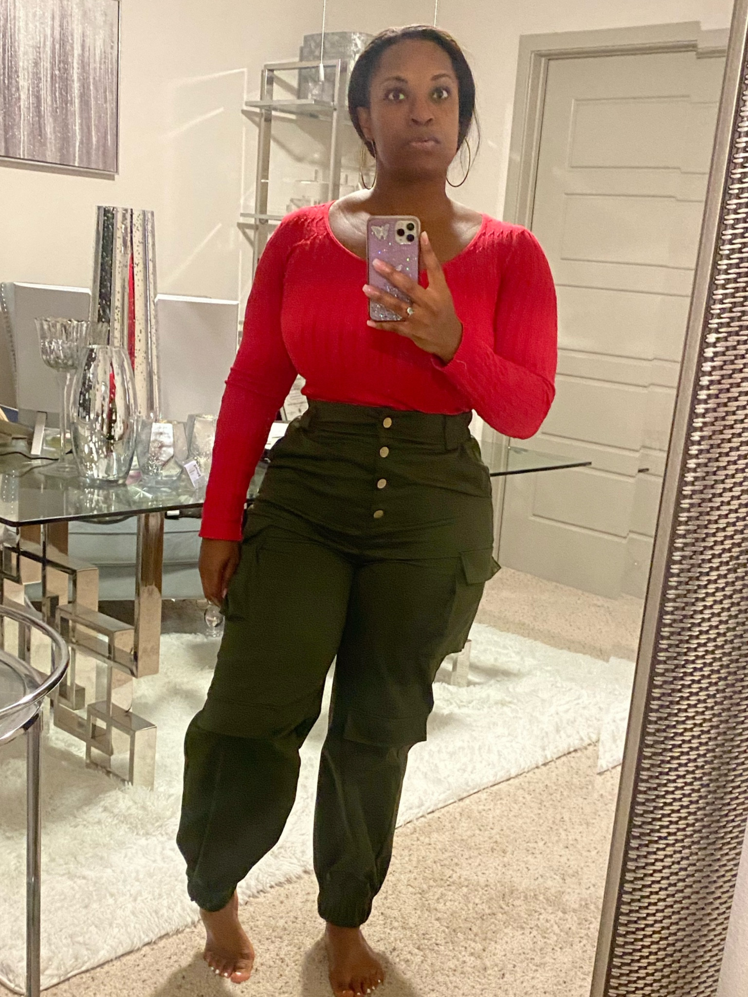I’m in a Large! Super cute! Can’t wait to wear dresses up with heels 

#LTKmidsize #LTKstyletip #LTKfindsunder50