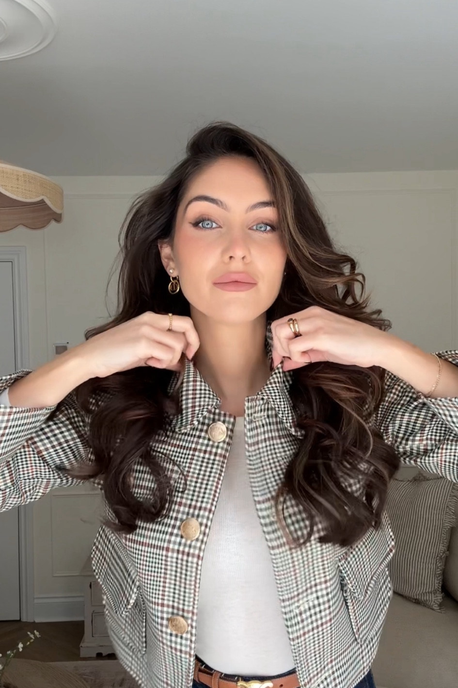 2 products for bouncy blow dry! 