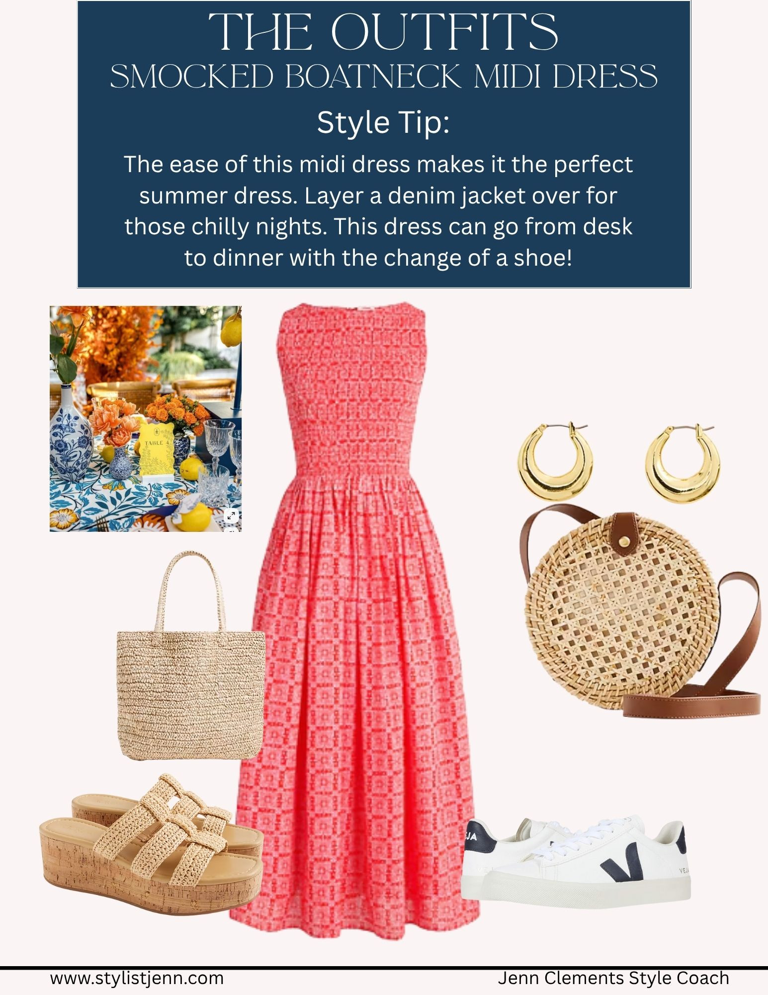 This coral midi is giving Aperol spritz at golden hour 🍹
Dress it up with gold sandals or add a denim jacket and go casual. It's 40% off during the All-Star Sale! 

 #LTKSeasonal #LTKOver40 #LTKSaleAlert