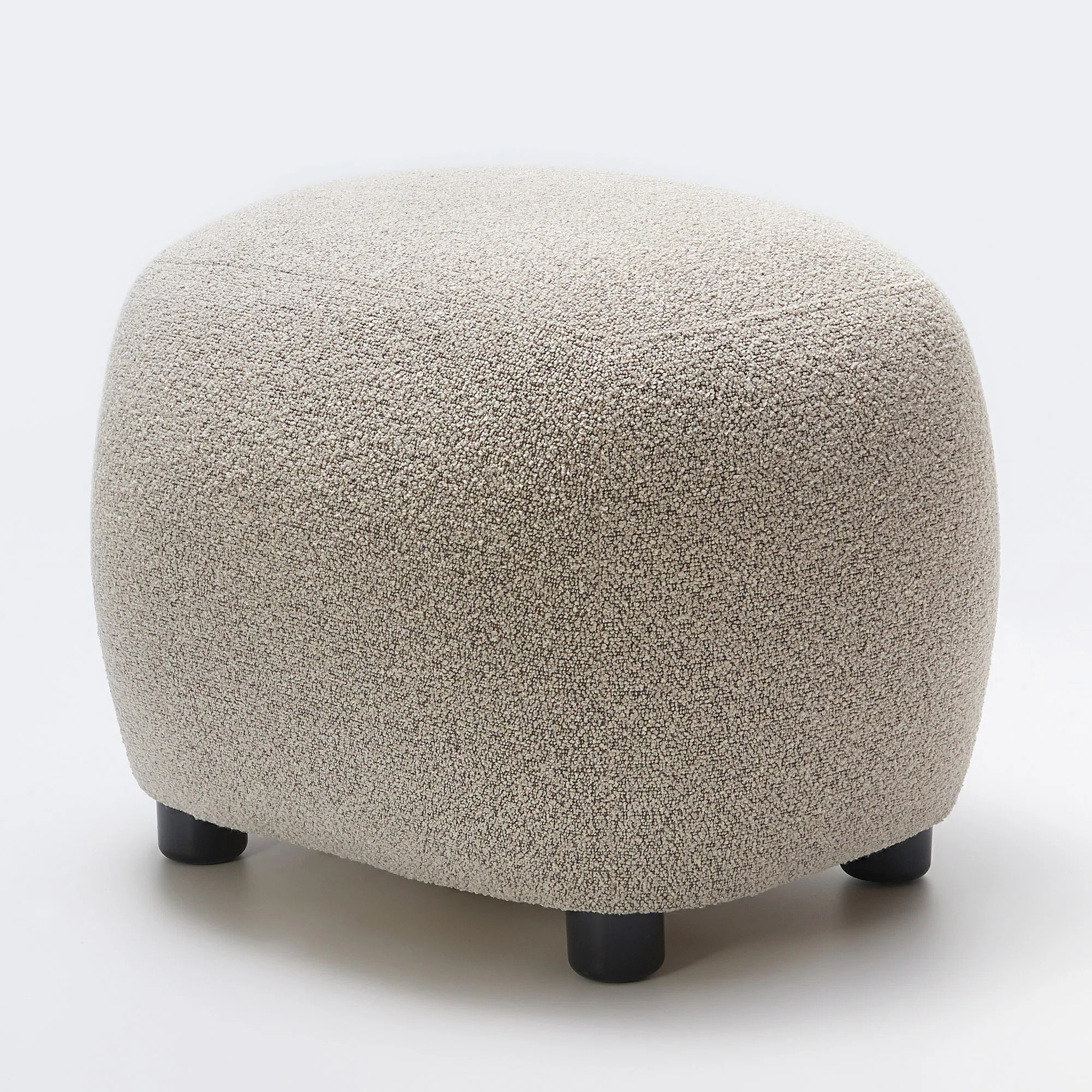 Overstreet 23" Wide Boucle Upholstered Ottoman | Wayfair North America