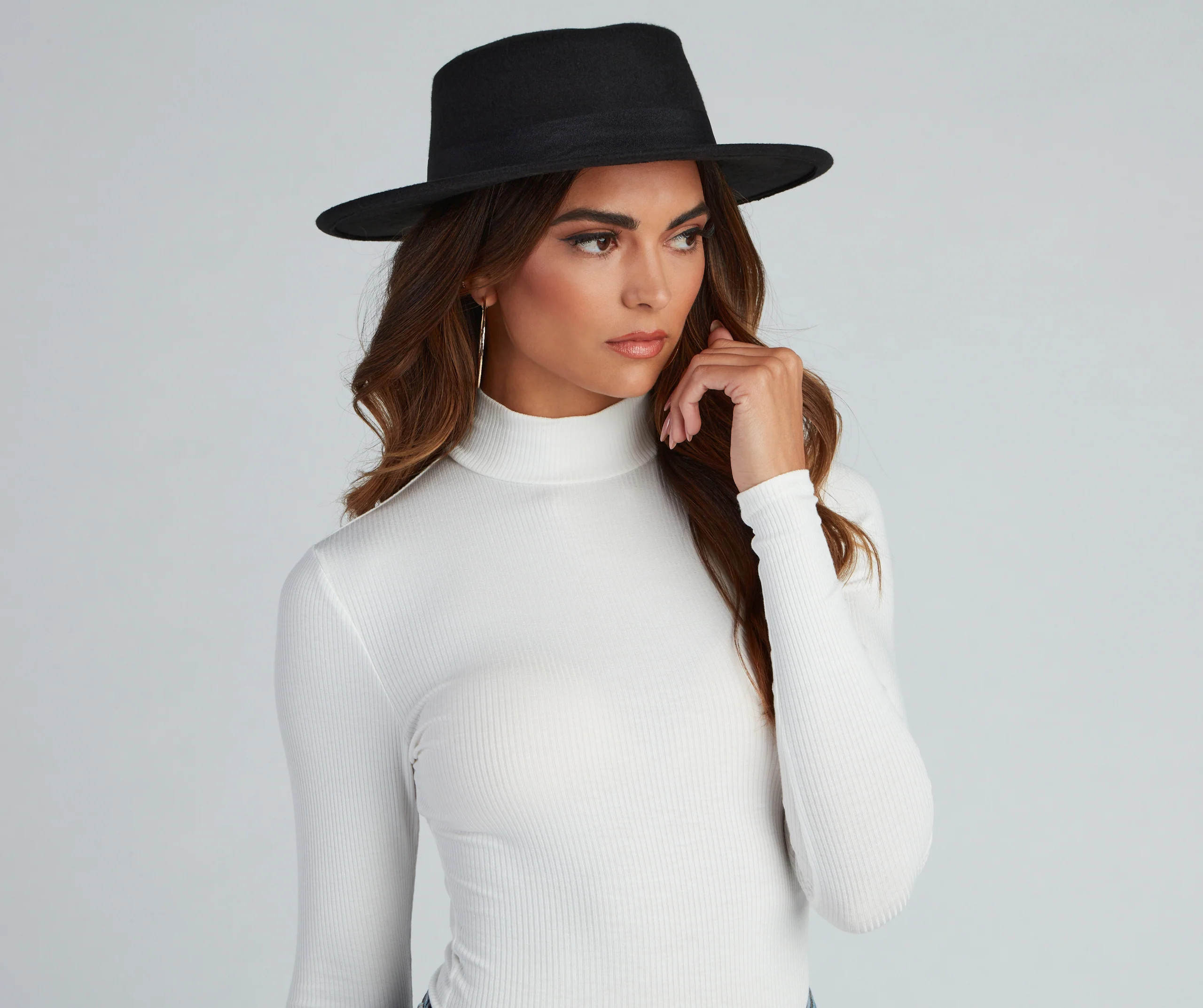 Simply Stylish Faux Wool Boater Hat | Windsor Stores
