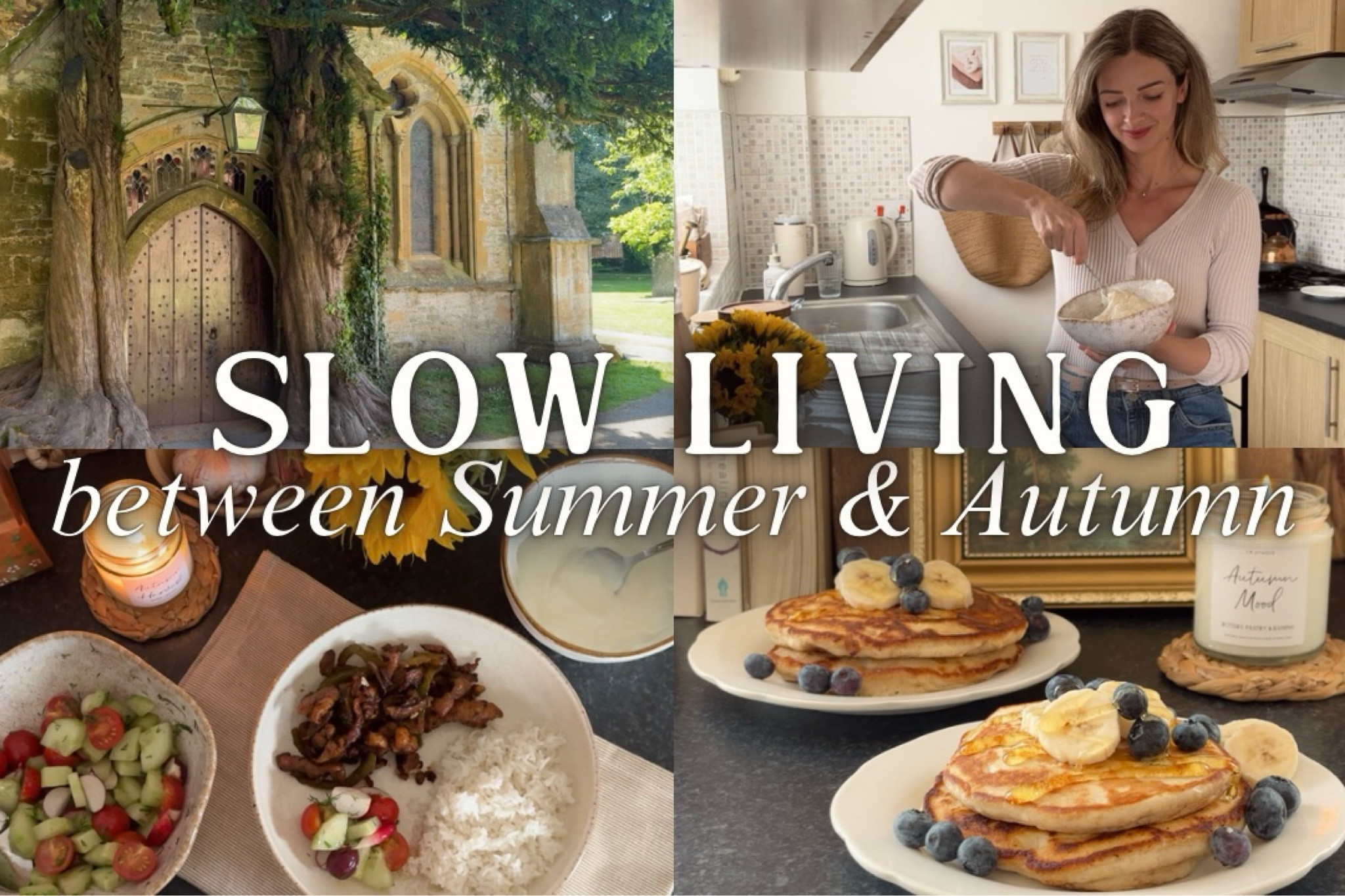 „Slow living between Summer & Autumn” vlog links 🤎