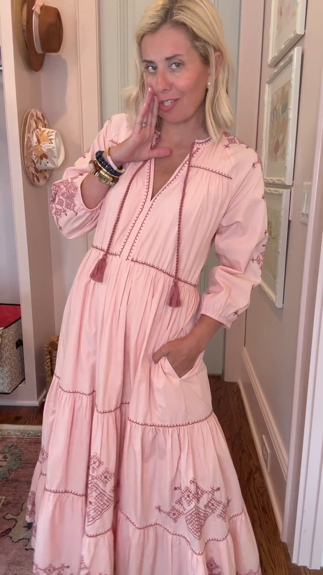 Y’all have seen me in the dress so many times and it’s fabulous and on sale! 
*Use Catherine15 for 15% off
Sizing: 
Jolie Tank & Maxi Skirt - xs
Catalina Sweaters - one size 
Amelia Tee - one size petite 
Pink Jeans - 25
Mini Murphy Jeans - 26
Bessie Jeans - 25
Catalina Tees - one size 
Yellow Edie Dress - small 
Pink Maxi - xs 

#LTKdayinmylife #LTKmomlife #LTKOver40
