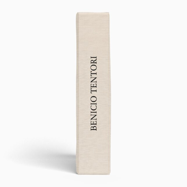 Beige linen texture simple black typography 3 ring binder | Zazzle | Zazzle