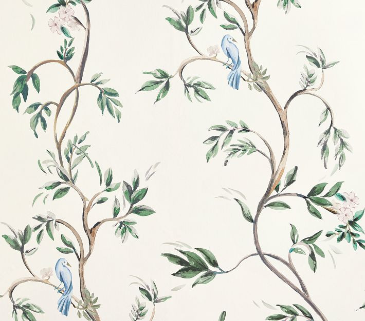AERIN Trellis Vines Wallpaper | Pottery Barn Kids