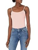 Calvin Klein Women's Pure Ribbed Lounge Bodysuit, Barely Pink, S | Amazon (US)