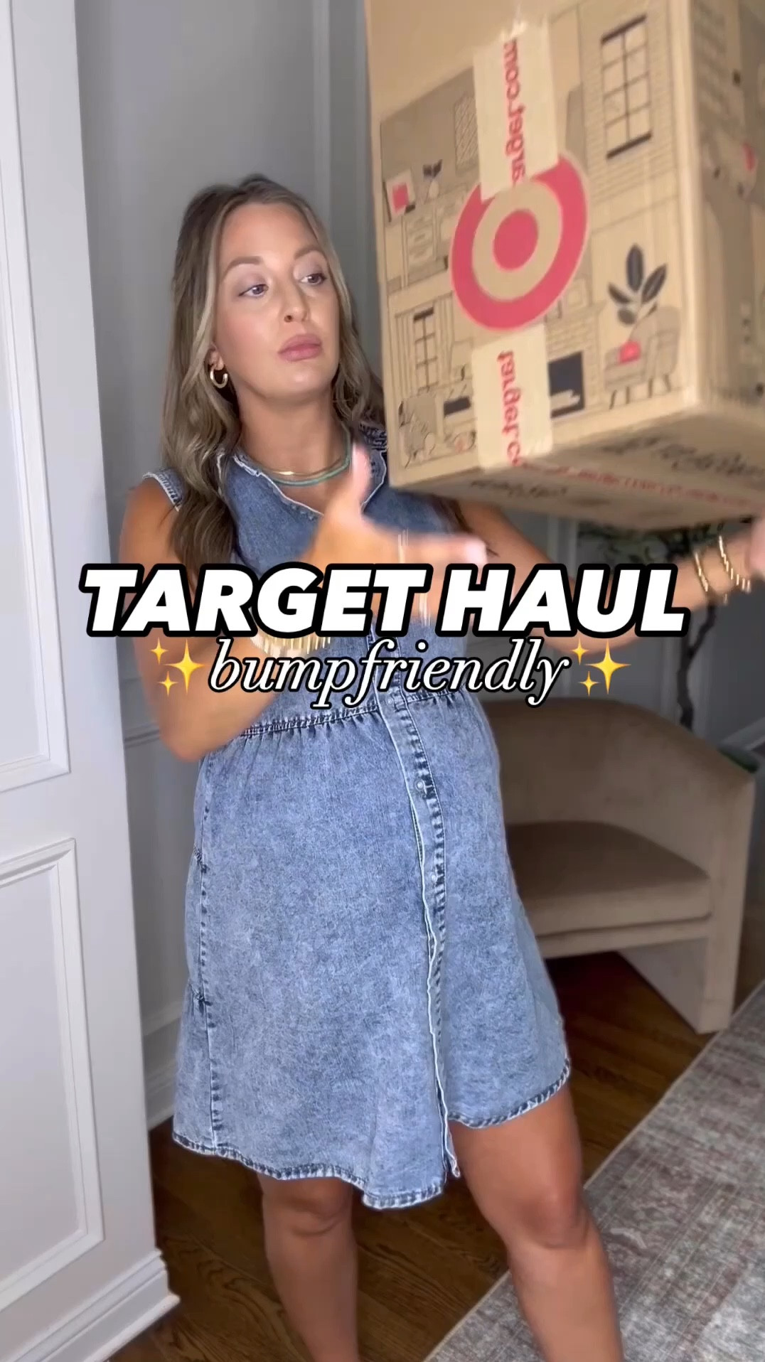 Bump friendly looks from Target! I sized up to a medium in all! 

#LTKVideo #LTKBump #LTKStyleTip