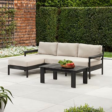 Playa Outdoor Reversible Sectional (92") | West Elm (US)