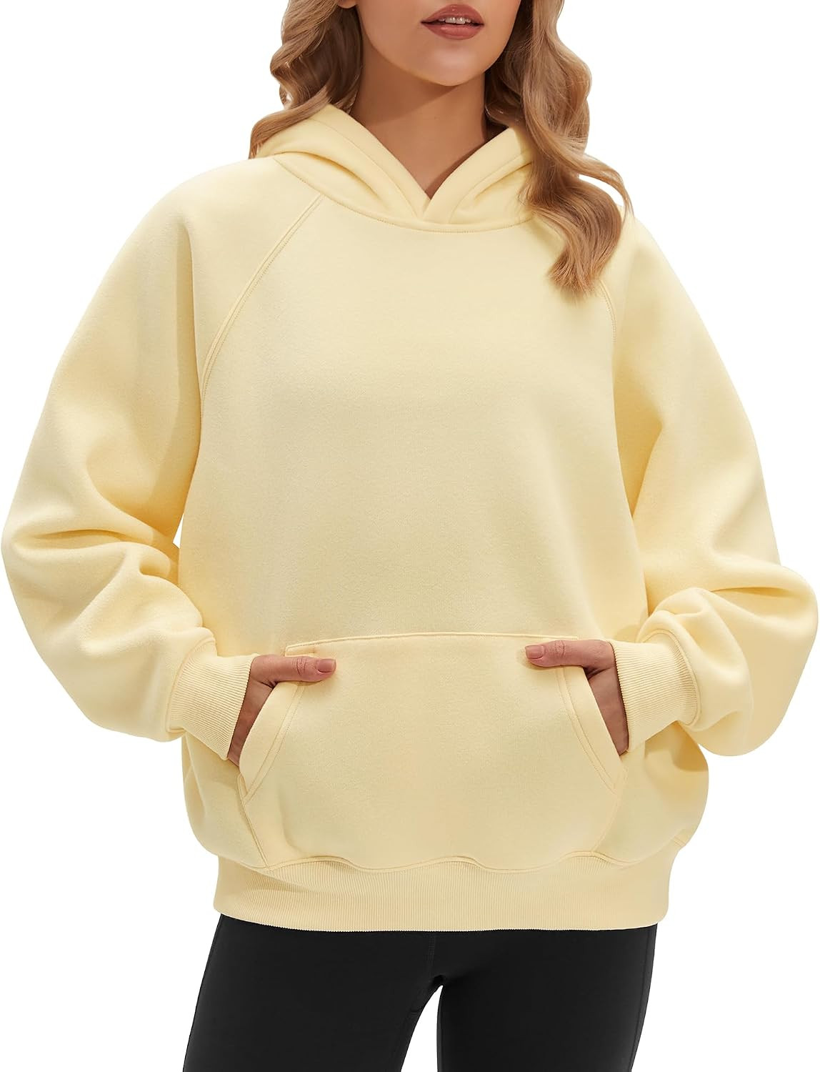 Stelle Women's Oversized Fleece Hoodies Long Sleeve Casual Sweatshirt | Amazon (US)