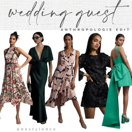 Wedding guest dresses for spring 2023. Wedding guest dresses from anthropologie. #weddingguest #anthropologie 

#LTKFind #LTKwedding #LTKstyletip