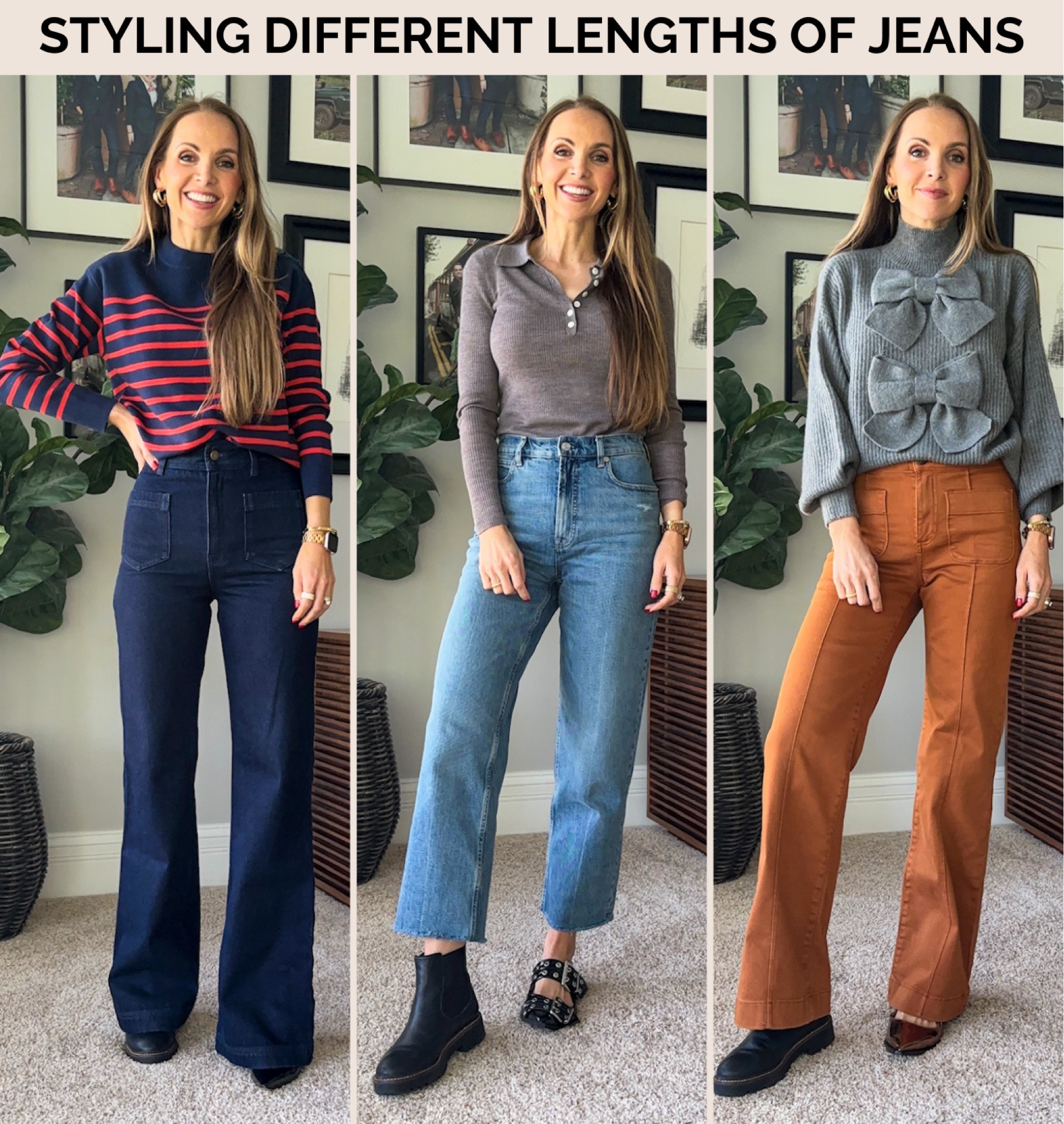 Styling different lengths of jeans 

#LTKStyleTip #LTKSeasonal