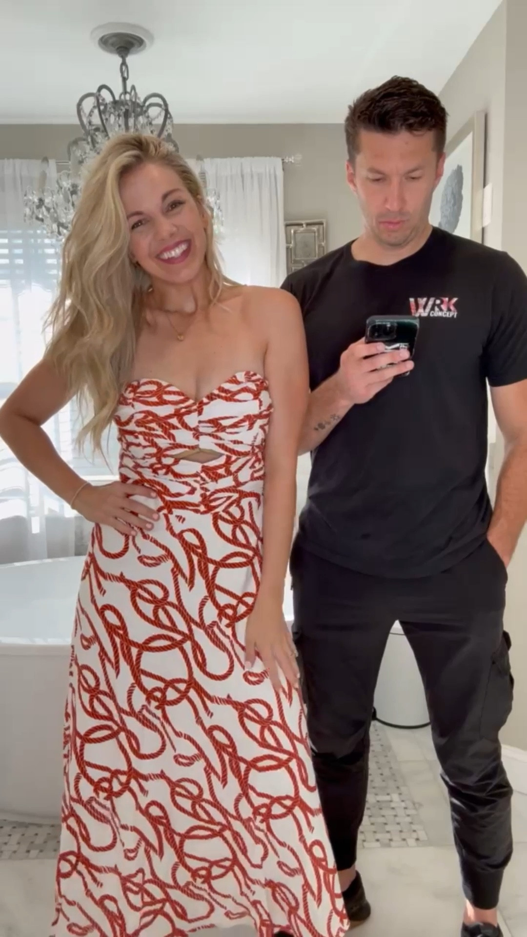 Obsessed with this dress !! Pattern is so cute and different and the comfort of this dress is perfect ! Would be great for a summer beach trip or vacation !! Wearing a size small! 
Use code : EVENT40 for 40% off !! 

#LTKU #LTKFindsUnder50 #LTKStyleTip