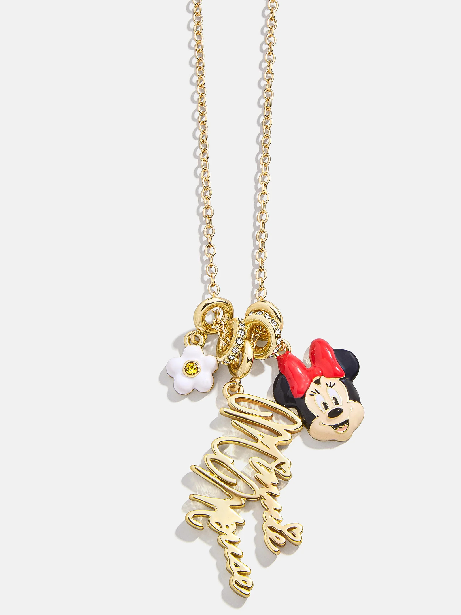 Disney Minnie Mouse Cluster Charm Necklace - Minnie Mouse | BaubleBar