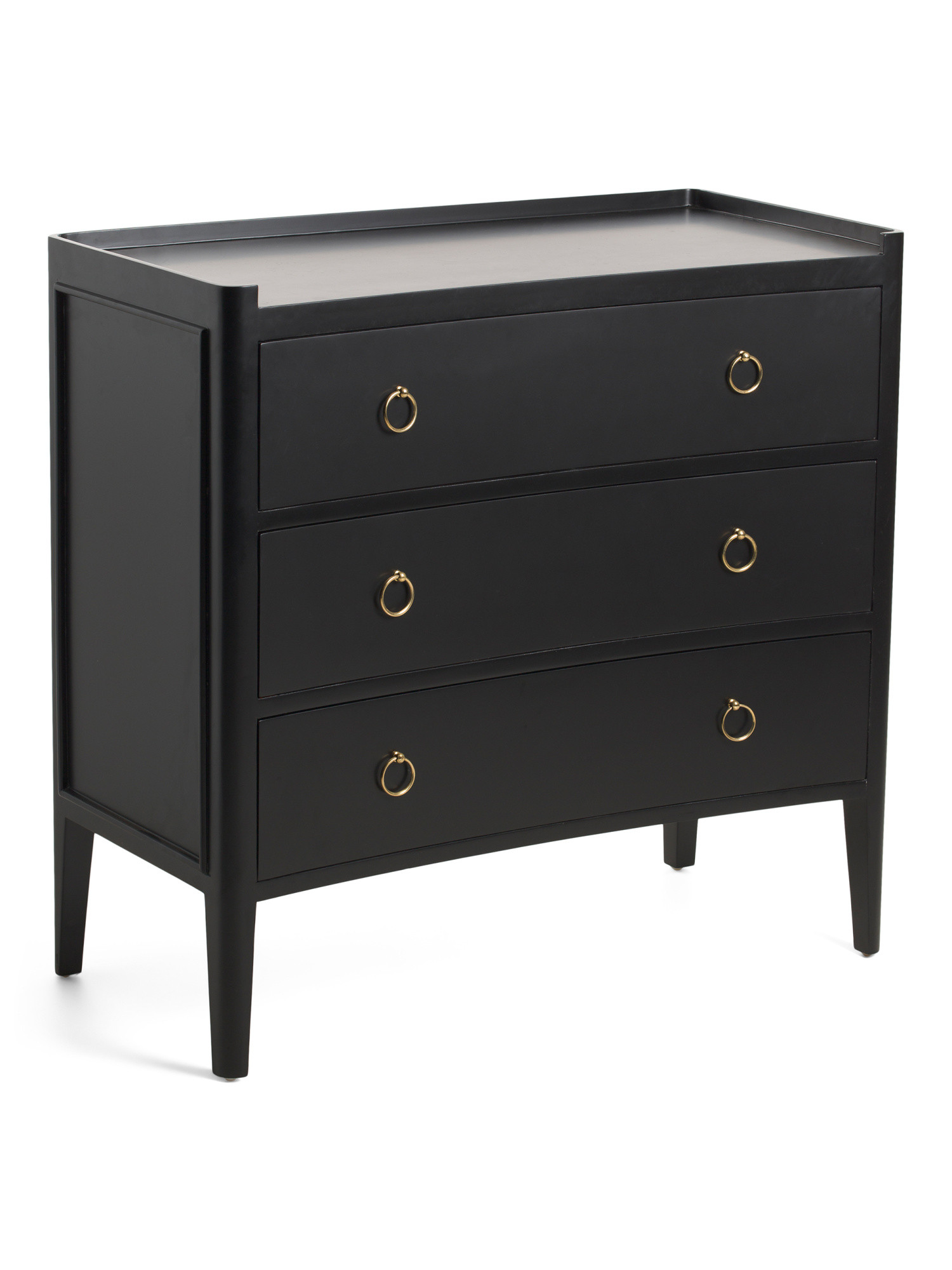 36x35x17.25 Mahogany Wood Tiffany 3 Drawer Chest | Furniture & Lighting | Marshalls | Marshalls