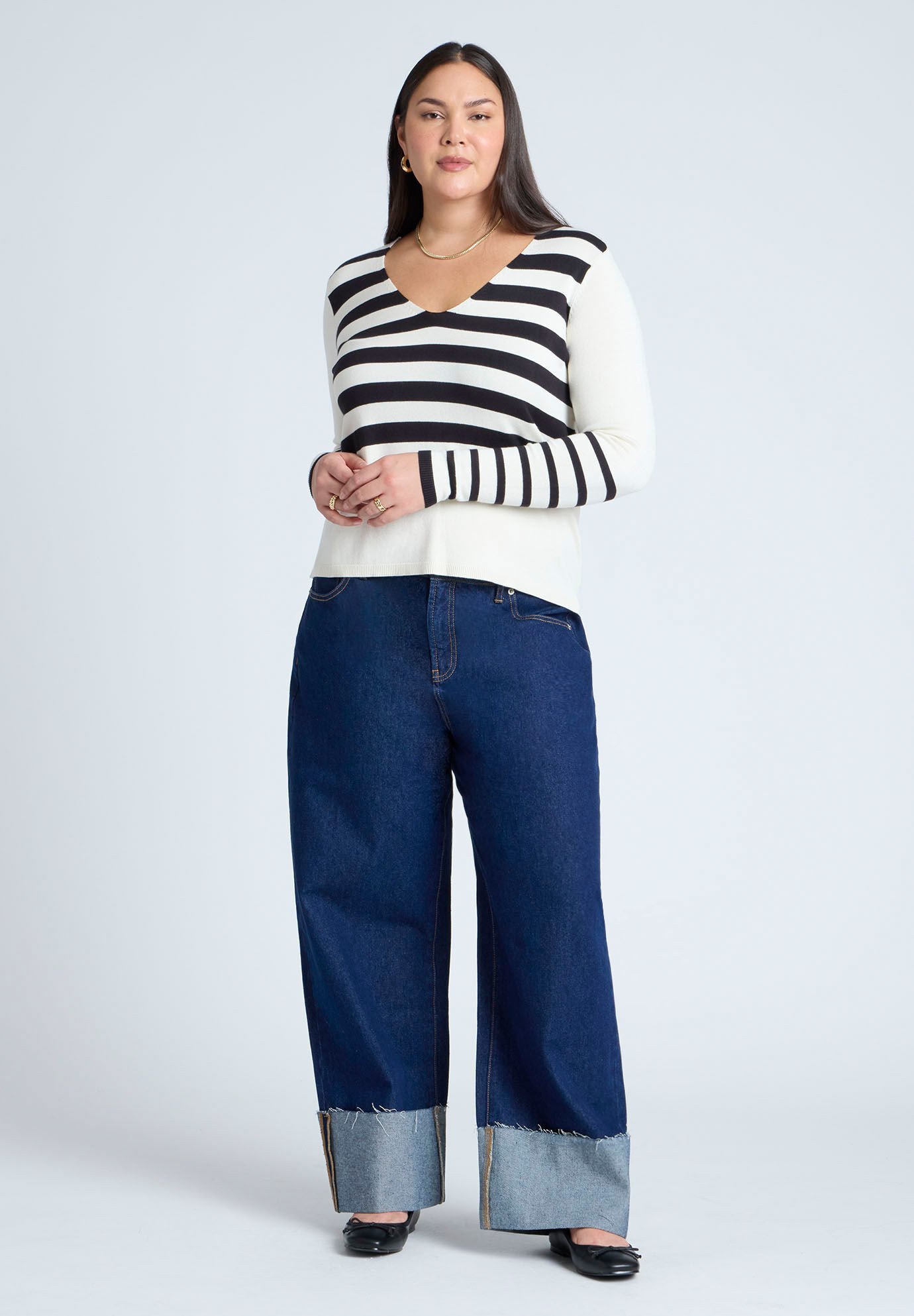 Tall Cuff Jean | Eloquii