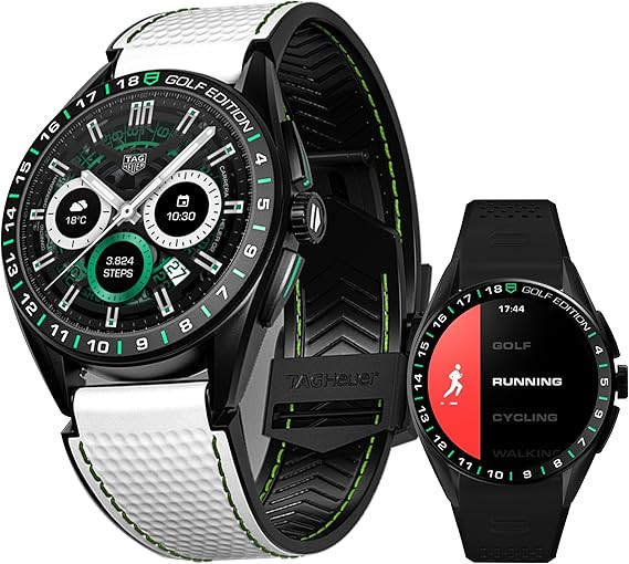 TAG Heuer Smart Watch, Fitness Watch, Connected Calibre E4 45 mm Golf Edition, Touch Screen, Wate... | Amazon (US)