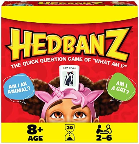 Hedbanz Picture Guessing Board Game New Edition, for Families and Kids Ages 8 and up | Amazon (US)