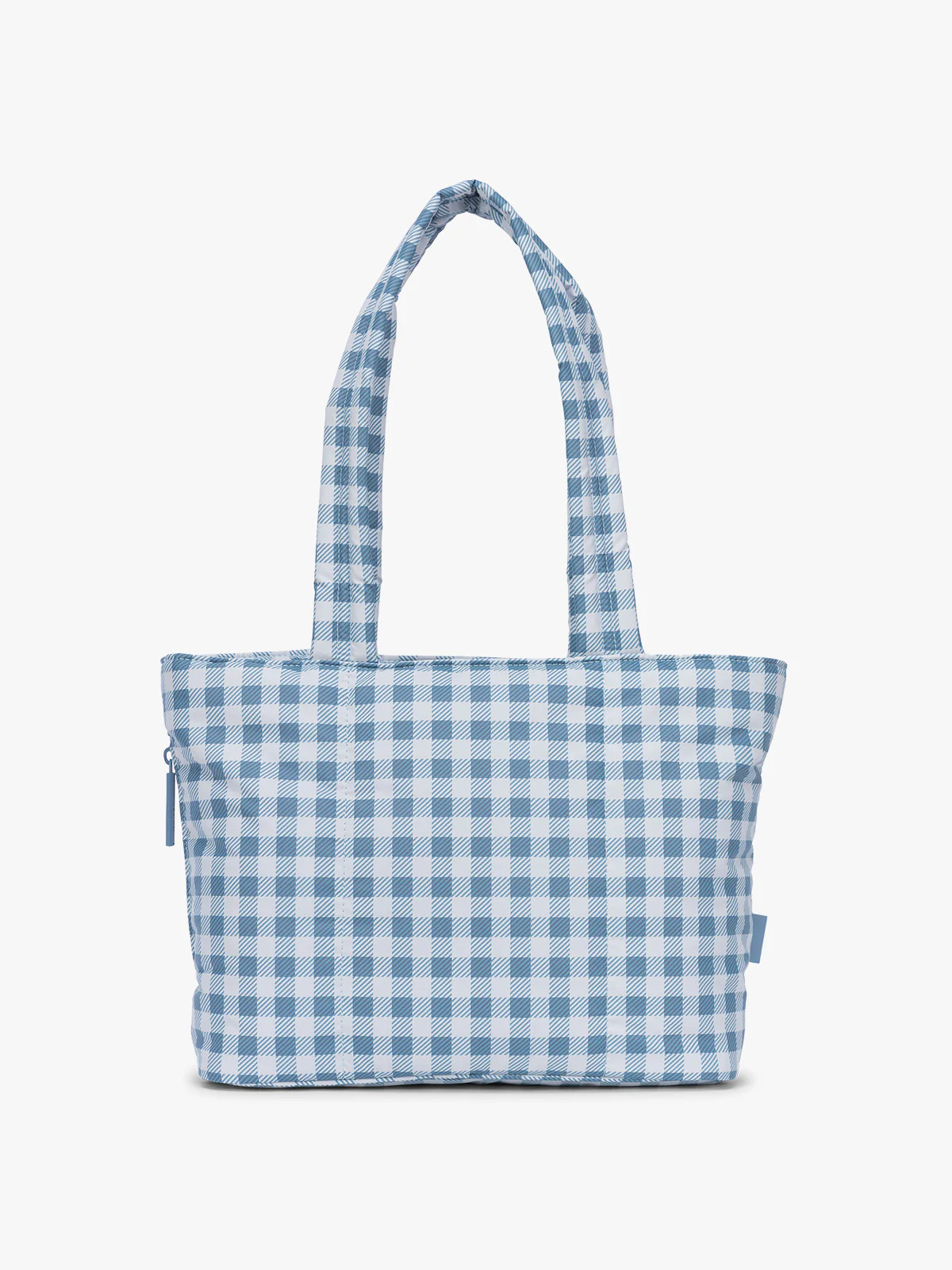 Luka Mini Tote in French Blue Gingham | CALPAK