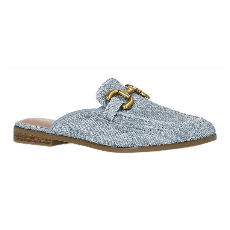 Time and Tru Women's Buckle Loafer Mules | Walmart (US)