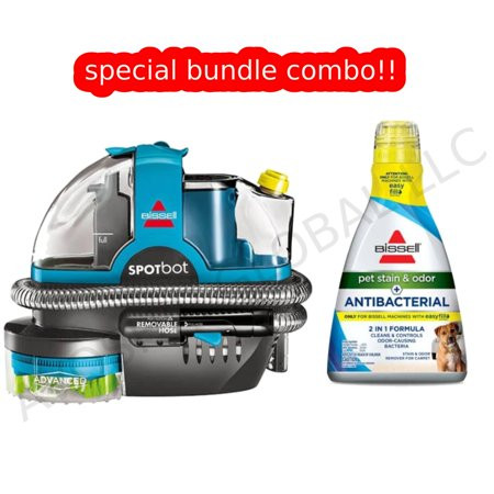 Bissell SpotBot® Spot and Stain Portable Carpet Cleaner 2117 +Bissell Pet Stain & Odor + Antibacteri | Walmart (US)