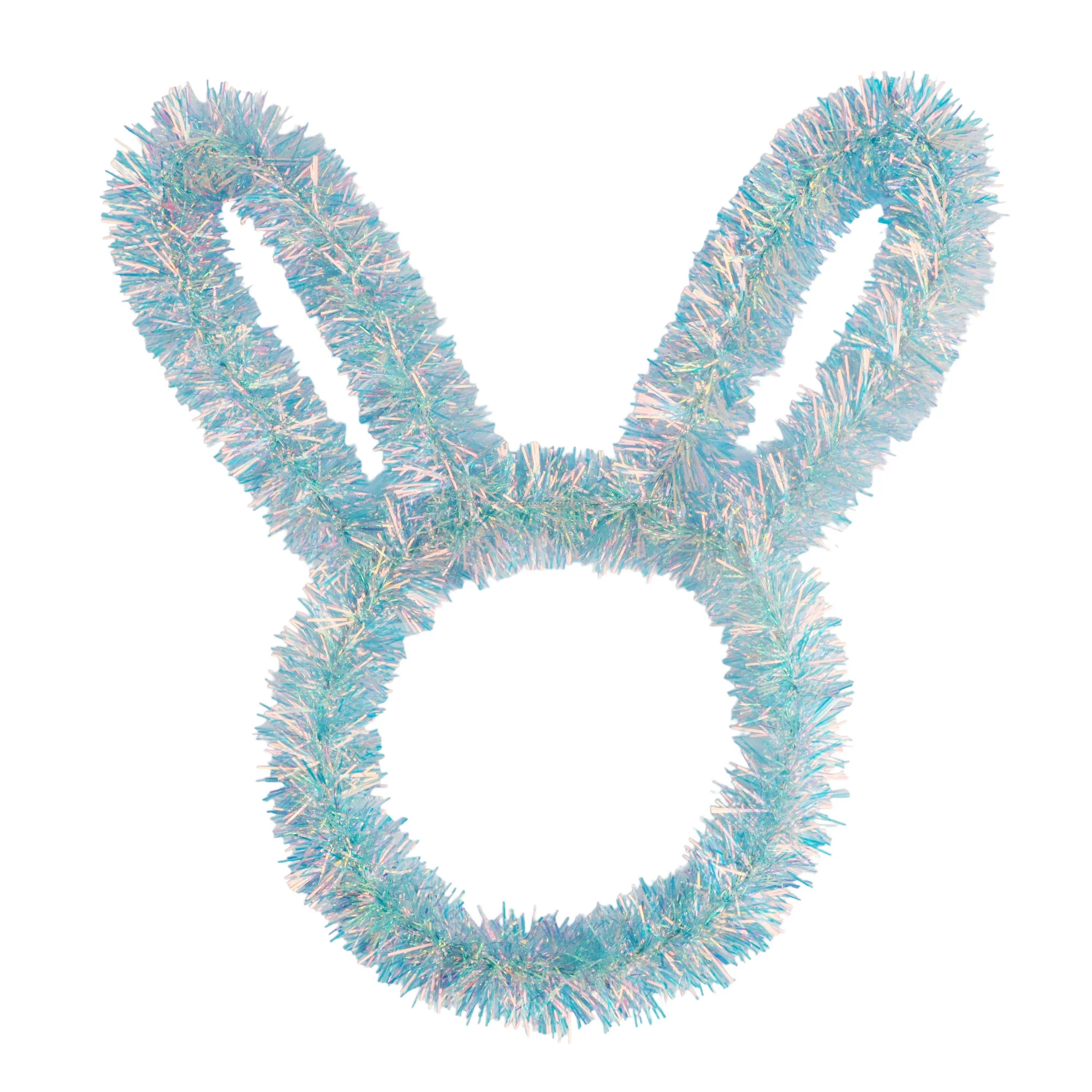 Easter Blue Tinsel Bunny Hanging Decoration, 12 in, by Way To Celebrate | Walmart (US)