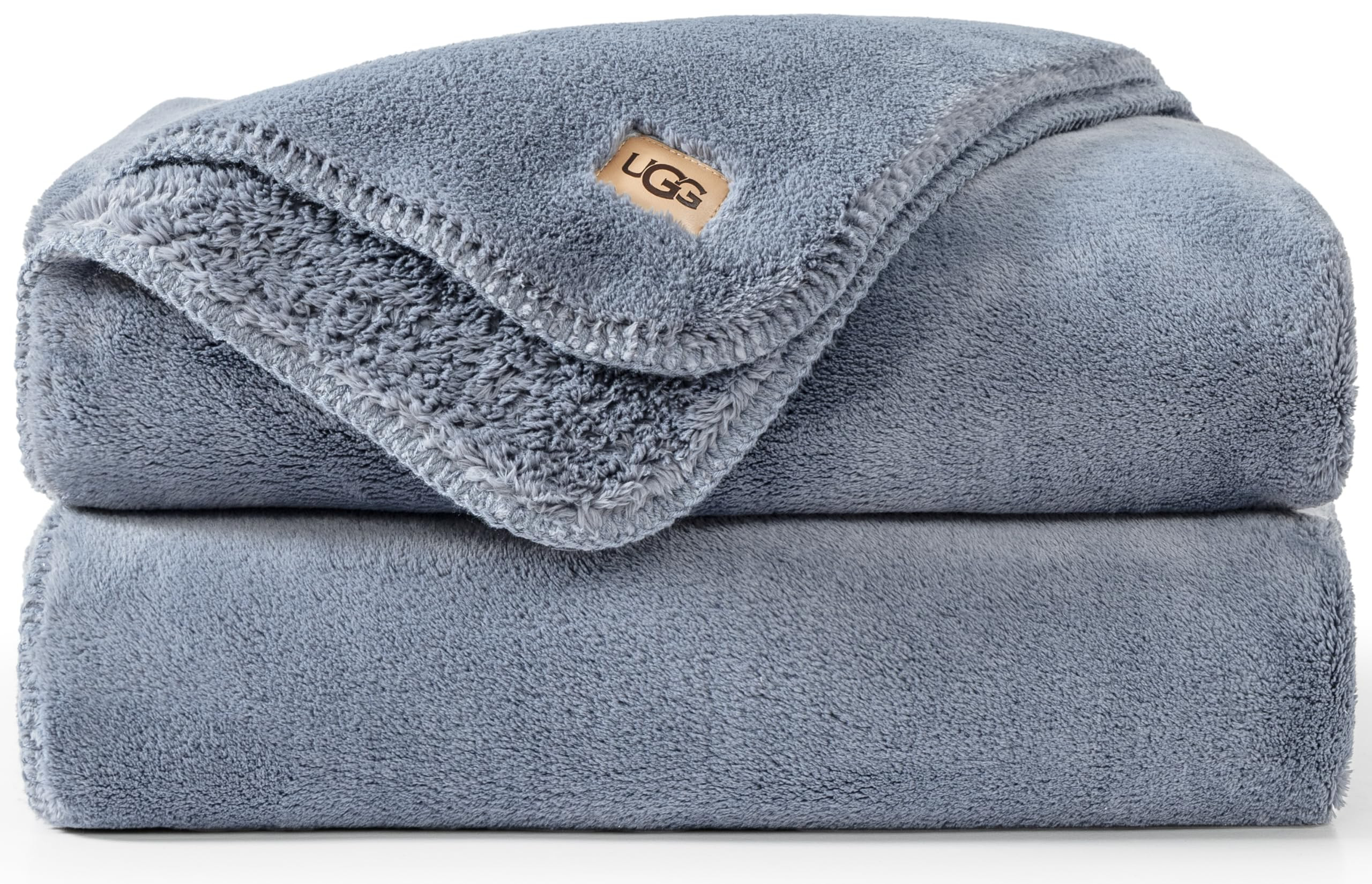 UGG Whitecap Plush Throw Blanket Fleece Lightweight Soft Cozy Throw for Couch or Bed Luxury Home ... | Amazon (US)