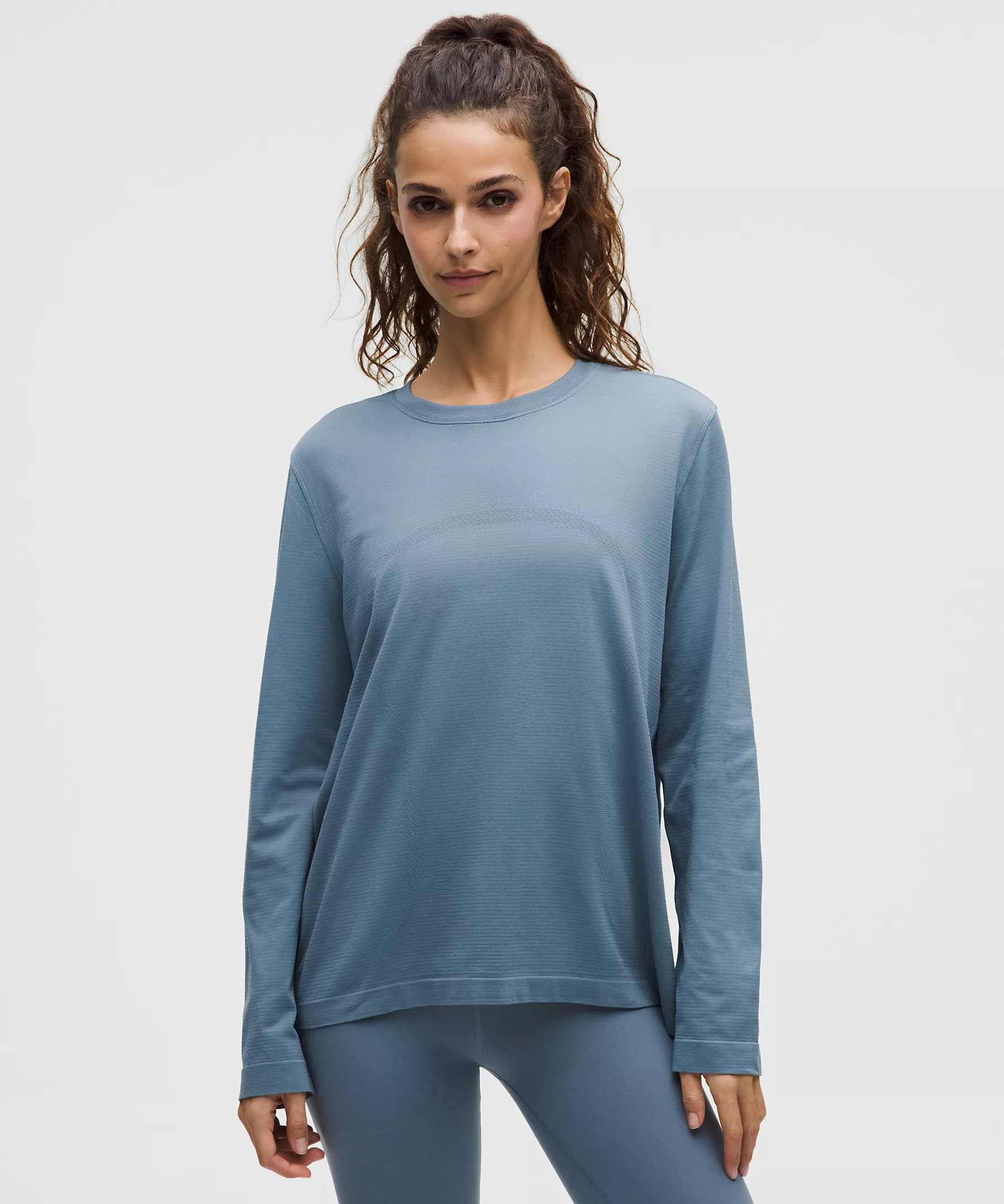Swiftly Relaxed Long-Sleeve Shirt Hip Length | Lululemon (US)