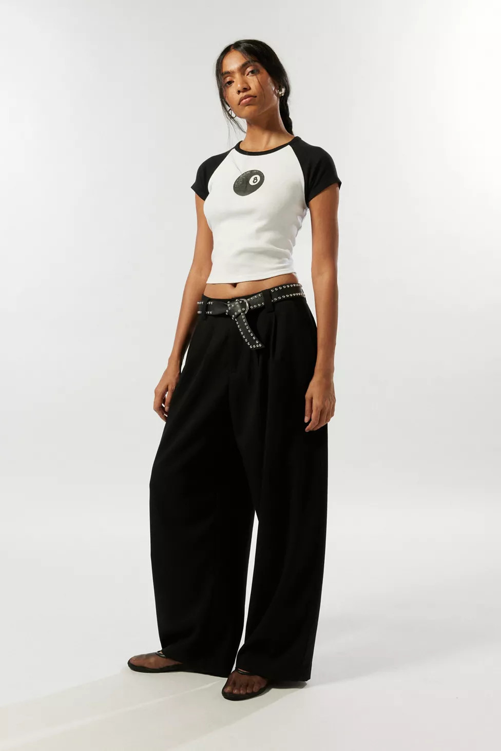 Pool Ball Graphic Baby Tee | Urban Outfitters (US and RoW)