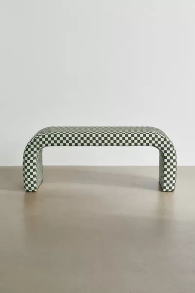 Sienna Checkered Bench | Urban Outfitters (US and RoW)