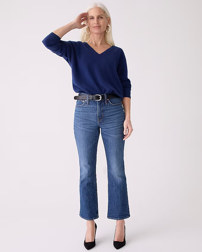9" demi-boot crop jean in Palmyra wash | J. Crew US