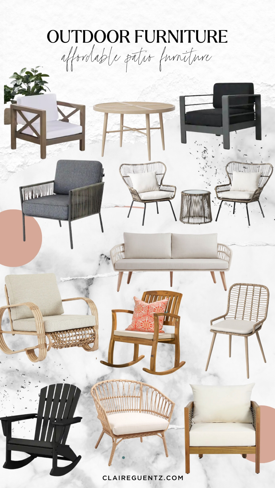 Affordable outdoor furniture, patio furniture 

#LTKhome #LTKSeasonal #LTKsalealert