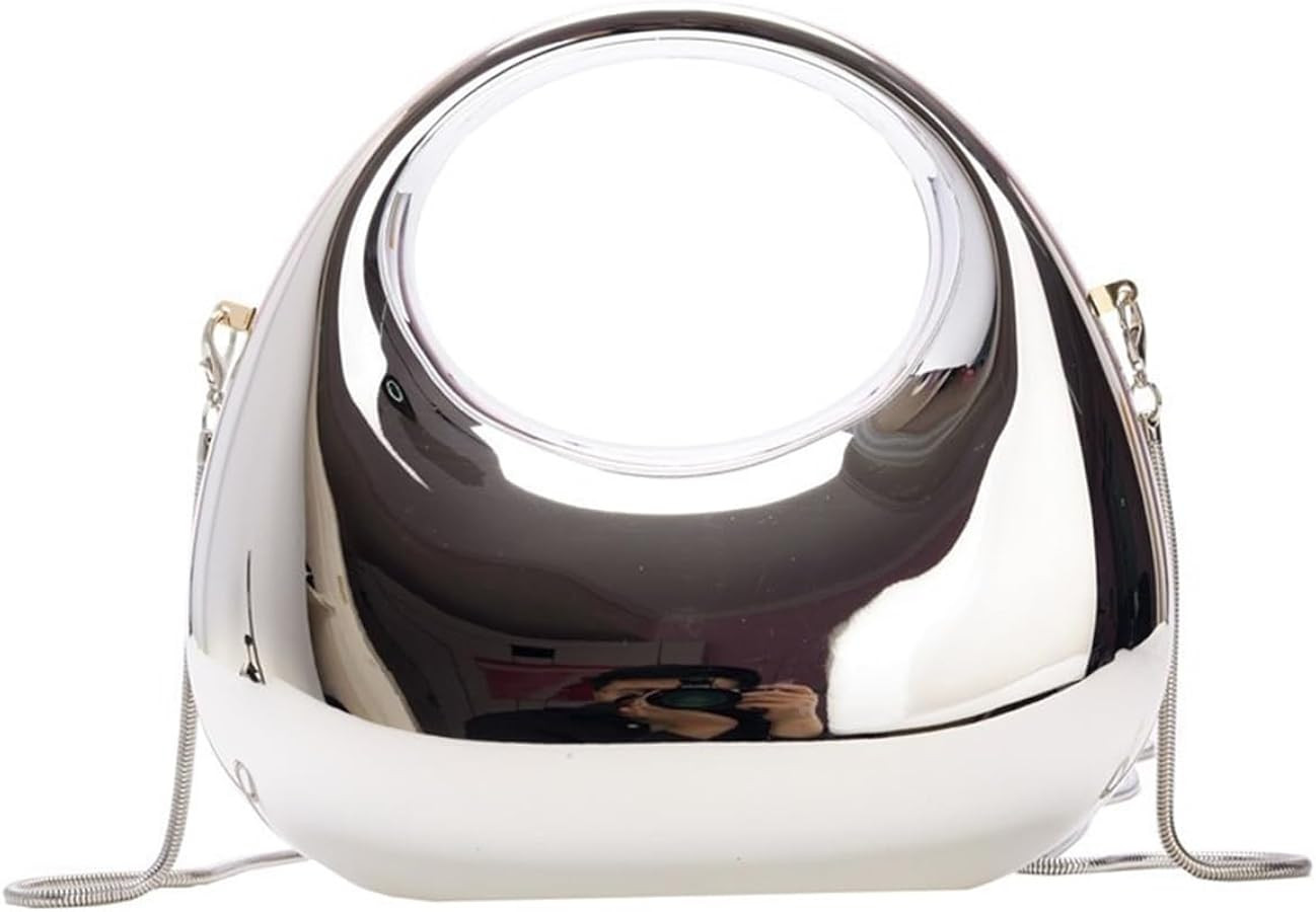 Acrylic Handbags for Women Cute Acrylic Clutch Small Unique Purse Trendy Metal Evening Bag for Pa... | Amazon (US)