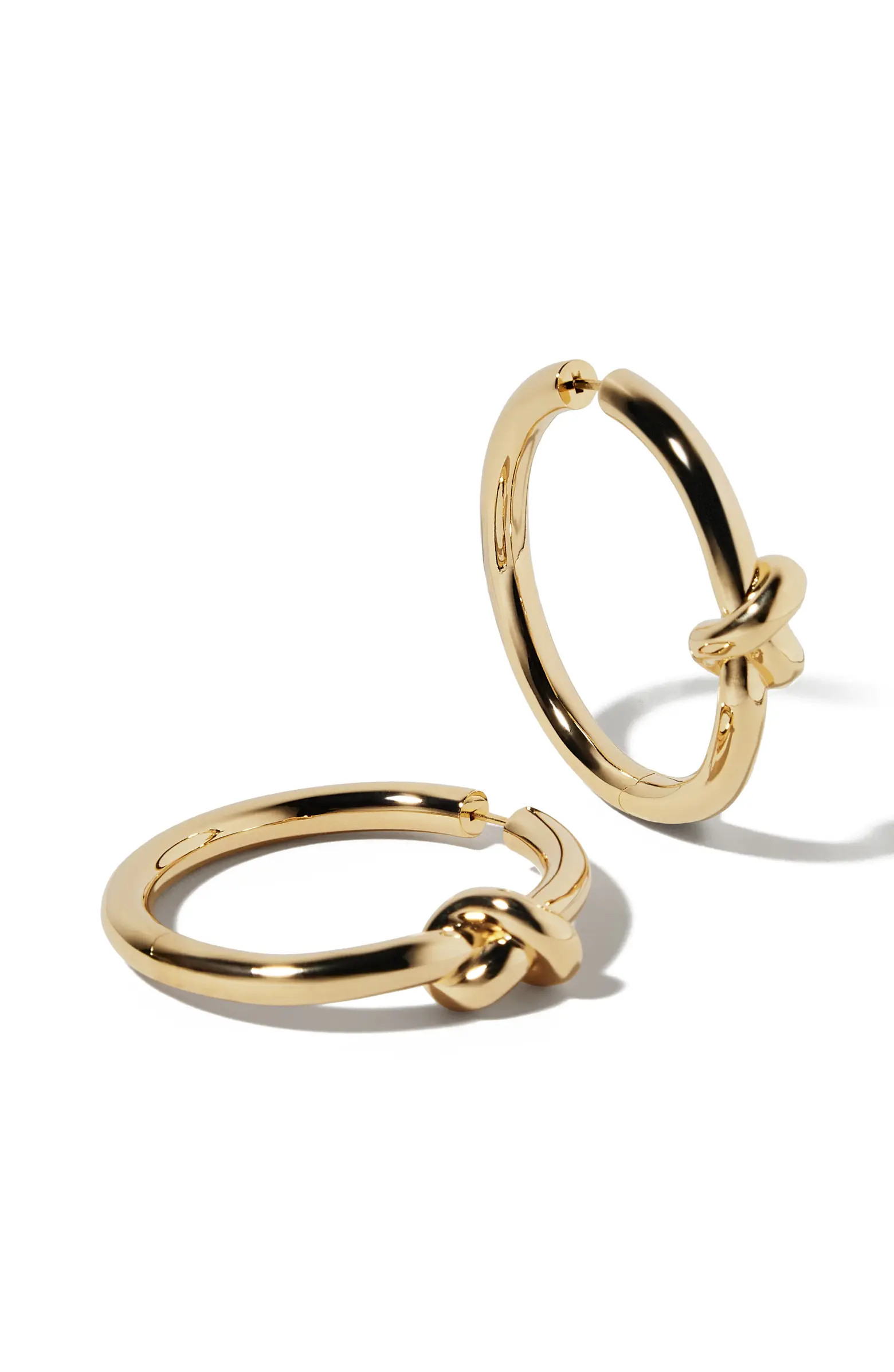Mini Knot Hoop Earrings | Nordstrom