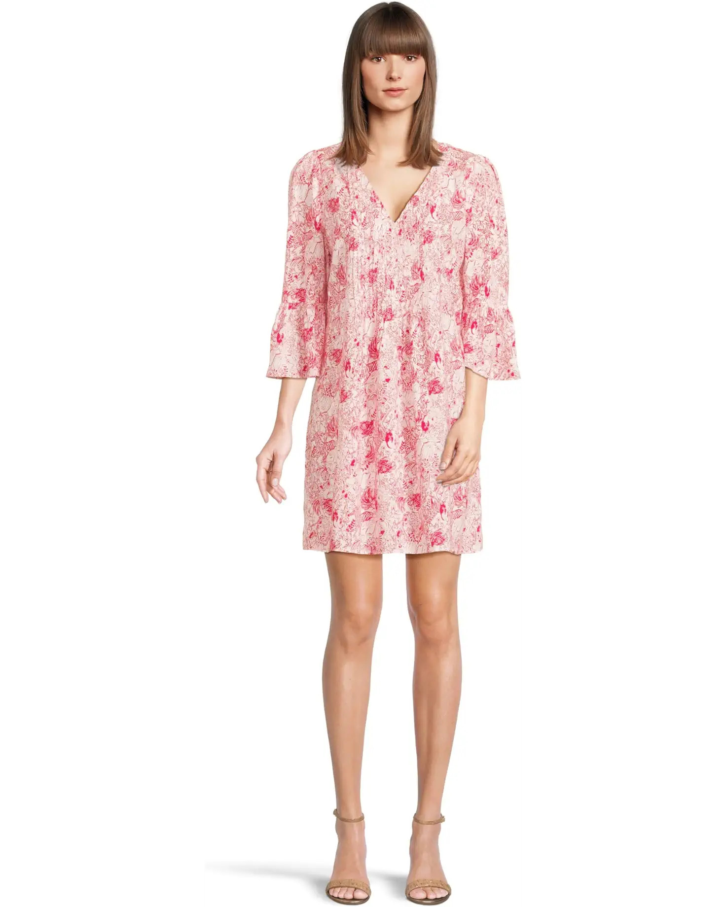 Danika 3/4 Sleeve Tunic Dress | Zappos
