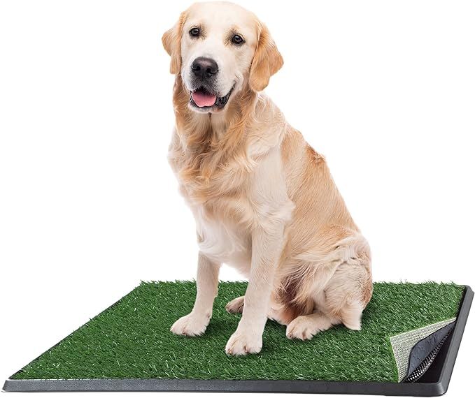 Artificial Grass Puppy Pee Pad for Dogs and Small Pets - 20x30 Reusable 4-Layer Training Potty Pa... | Amazon (US)