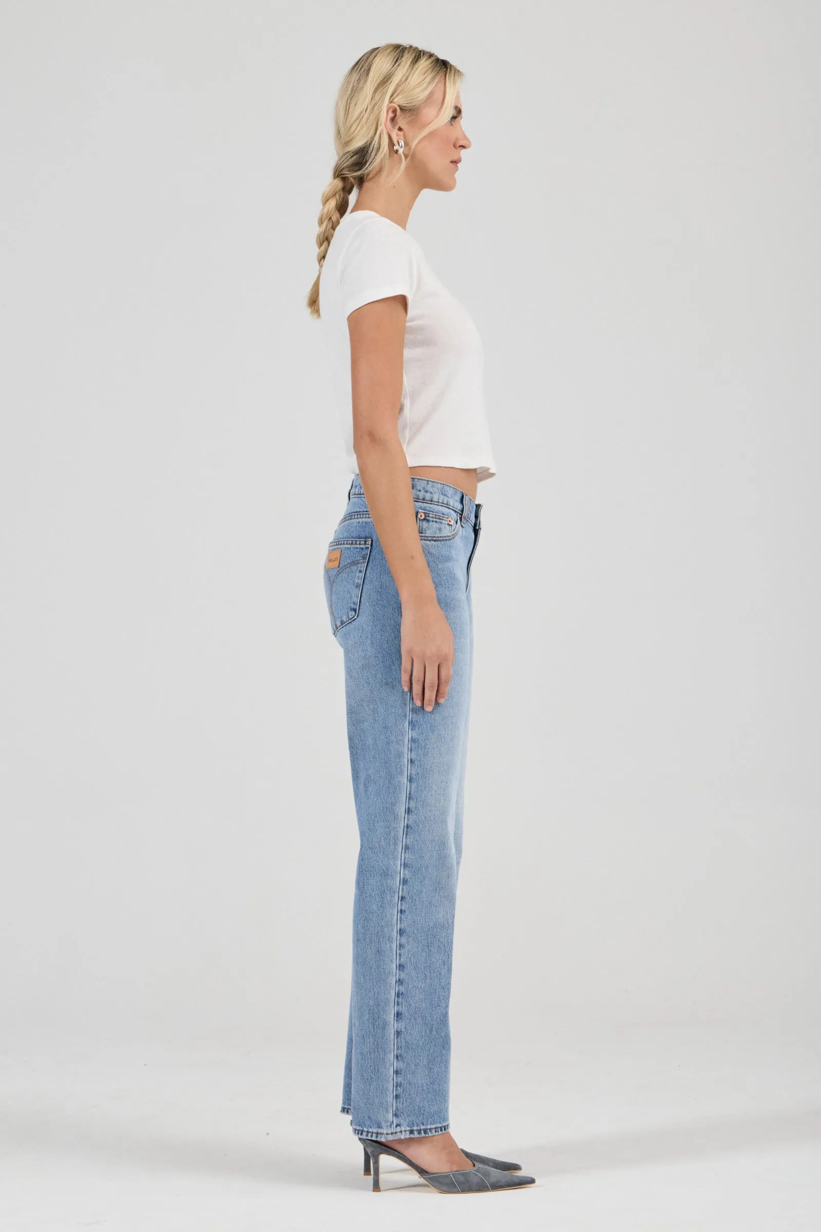 Meg Straight Jean - Surrender | Rolla's Jeans APAC